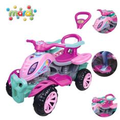 Quadriciclo Infantil Passeio E Pedal Haste Empurrador - MARAL BRINQUED