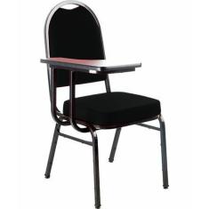 Cadeira Universitária para Auditório Linha Hotel Preto