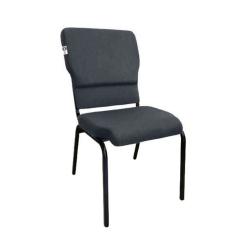Cadeira Empilhável para Igrejas Evangélicas Linha Church Cinza