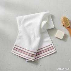 Toalha De Banho Macia 100% Algodão Criativa 140x75cm Lmpeter Rosa Azul