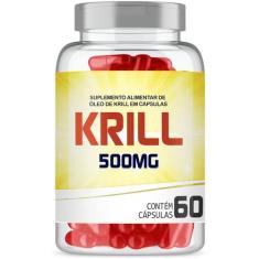 Óleo De Krill 500Mg Com 60 Cápsulas Gelatinosas - Up Sports Nutrition