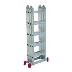 Escada Super Articulada Multifuncional 20 Degraus Alumínio 13 Posições