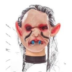 Mascara Vampiro Infantil em Látex Cosplay Festas Eventos