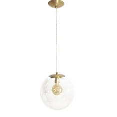 Pendente Redondo Esfera 30cm Dourado Madelustre