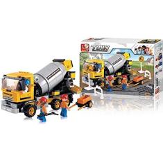 Blocos de Montar Constru��o Caminh�o Betoneira 248pcs - Br829