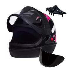 Capacete Moto Fechado Integral San Marino Masculino Feminino Motoboy M