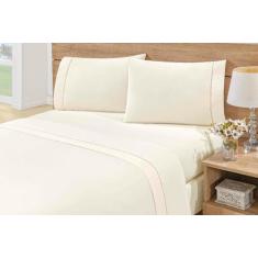 Jogo de Lençol ou de Cama Solteiro 2 Peças Percal 180 Fios Ponto Palit