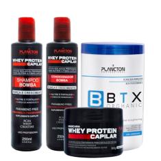 PLANCTON - 1 Btx Orghanic 1kg + 1 Kit Whey 250ml + 1 Máscara Whey 300g