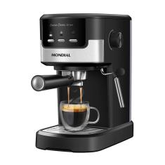 Cafeteira Espresso Mondial Dolce Crema C-21-E-CNP 20 Bar Inox 