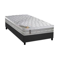 Cama Box Solteiro: Colchão Molas Ensacadas Castor Pocket Premium Gel +