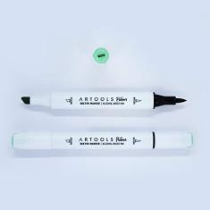 Marca Texto Artools Pictom Pontas Broad e Brush Verde G213