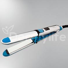 Chapinha de cabelo Dermylife Nano Titanium Pro 750 - 2 em 1 prata e azul 110V/220V