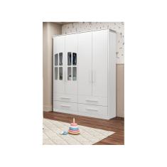 Guarda Roupas Bebe Moveis Peroba Charlo elo 04 portas MDF