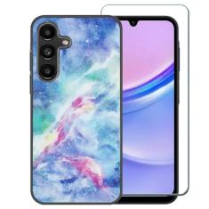 Ranyi Capa para Troomi Phone Pro com protetor de tela, capa Troomi Phone Pro, estampa de mármore celeste, ultrafina, TPU com protetor de tela, capa de silicone para Troomi Phone Pro (2024 6,5