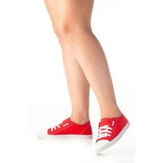 Tenis Star 34/35/36/37/38/39/40 Varias Cores - Cazzani, 39, Vermelho, 