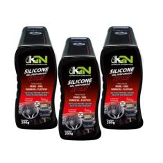 Kit 03 silicone automotivo gel perfumado para carro premium - KN