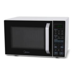 Forno Micro-ondas Midea 27 Litros 800W Branco e Preto MXSA27P2 220V, 2