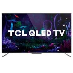 Smart TV TCL QLED Ultra HD 4K 55&quot; Android TV com com Google Assistant, Design sem Bordas e Wi-Fi - QL55C715