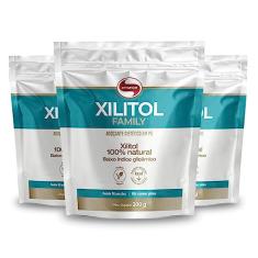 Kit 3 Xilitol Family Vitafor 300g