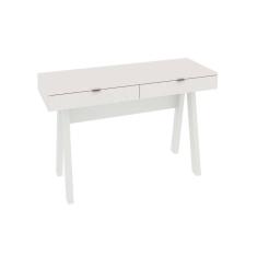 Mesa Escrivaninha Juvenil ME4128 c/ 2 Gavetas Branco - Tecno Mobili