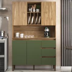 Armário De Cozinha 4 Portas 3 Gavetas Ac4430 Decibal