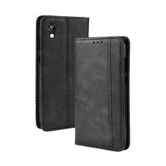 Capa para Huawei Honor 8S, capa flip carteira de couro para Huawei Honor 8S, capa magnética retrô para celular, capa carteira de telefone com compartimentos para cartões