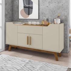 Buffet Aparador com Gaveta Impressious Off White Cinamomo - Mais de Ca