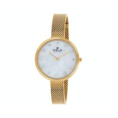 Relógio Feminino Slim Dourado Oslo