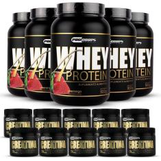 5 Whey 4 Protein 900g + 10 Creatinas 100g - Procorps-Unissex