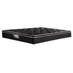 Colchão Box Casal King Size193cm Molas Ensacadas Bonnel Perola Negra Preto - Gazin