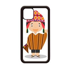 Capa colorida de desenho do Peru para iPhone 11 Pro Max para Apple Mobile Case Shell