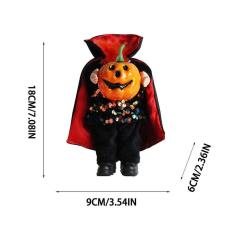 Boneca Truque de Halloween Boneca de Abóbora Sem Cabeça Decoração