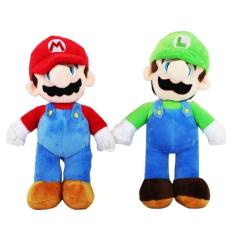 Pacote de brinquedos de pelúcia Super Mario Bros Mario and Luigi 28cm Kids