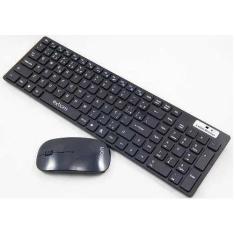 Kit teclado e mouse sem fio bk-s1000 preto exbom