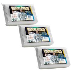 Kit de 3 Travesseiros Modelo Cervical Viscoelástico - MarcByan