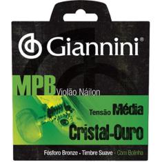 Encordoamento para Violão Giannini GENWG Nylon Cristal Ouro