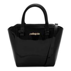 Bolsa Grande Petite Jolie Tendencia Verao Preta