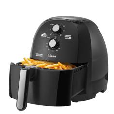 Midea Fritadeira Airfryer Sem Óleo 5,3L,127V, 1700W Preto FRB50P