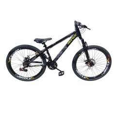 Bicicleta Vikingx Tuff 30 Aro 26 Quadro Aluminio 21V Freerider Freio H