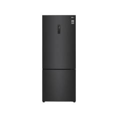 Geladeira/Refrigerador Lg Frost Free Smart Preta - 451L Inox Look Gc-B