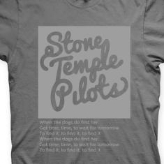 Camiseta Stone Temple Pilots Chumbo e Cinza em Silk 100% Algodão