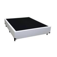 Cama Box Viúva Sintético Principe das Camas Branco 128x188x40