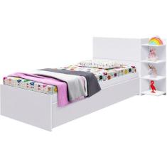 Cama De Solteiro Com Cama Auxiliar Gabrielli Bibox Londres 91x123x218c