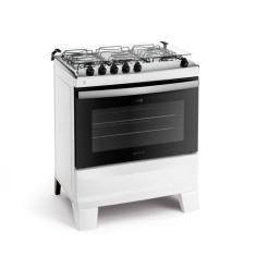 Fogão 5 Bocas Branco com Mesa Inox Atlas Agile Up Bivolt - Atlas Eletr