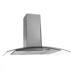Coifa de Parede Fogatti Slim 90cm Vidro Curvo Inox - 220V, 220V