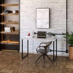 Mesa de Escritório Kuadra Branca 120 cm