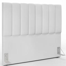 Cabeceira Cama Box Casal 140 cm Dália W01 Facto Branco - Lyam Decor