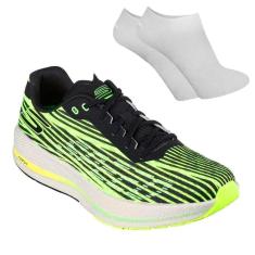 Kit Tênis Skechers Go Run Razor 4 Masculino + Par-Masculino