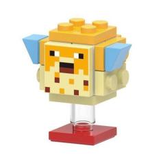 Boneco Minifigure Blocos De Montar Pufferfish Minecraft