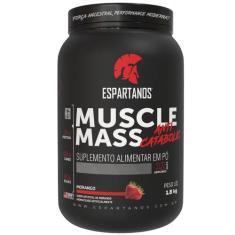Muscle Mass Hipercalórico 1,8kg  Espartanos, Morango